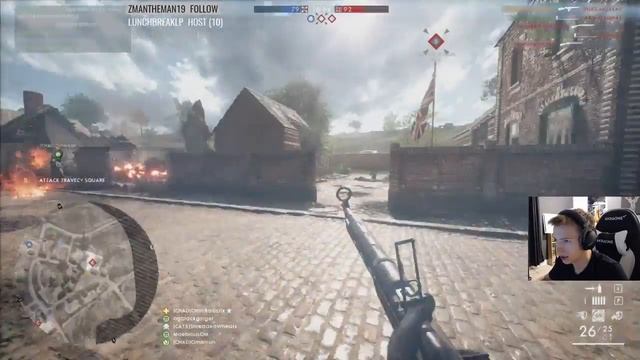 Achievement Hunters on St. Quentin's Scar - Battlefield 1 Stream Highlight смотреть онлайн
