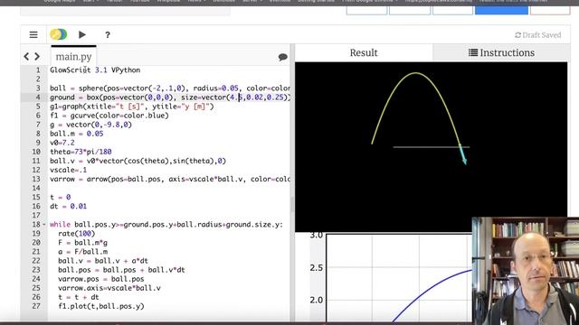 Python Physics Lesson 5: Projectile Motion with Air Resistance смотреть онлайн