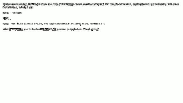 Can't upgrade mysql to 64 bit смотреть онлайн
