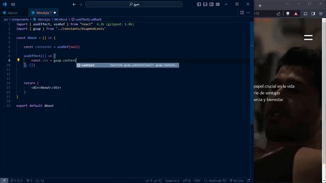 Build a Modern Gym Website With ReactJS, GSAP & Tailwind CSS смотреть онлайн