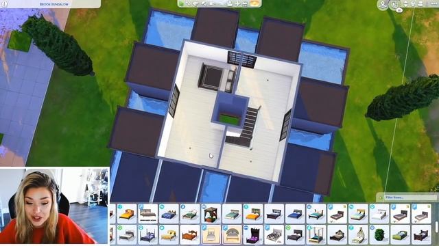 Can I Build a GOOD House Out of This Hashtag Shape ?? Sims 4 Random Shape Build Challenge смотреть онлайн