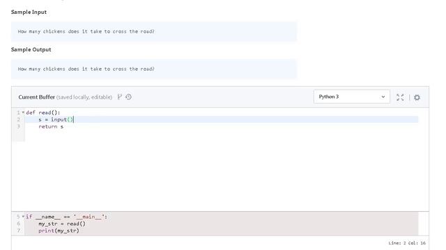 [HackerRank] Python Input смотреть онлайн