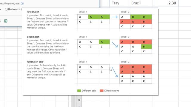 How to compare two Excel sheets by key columns смотреть онлайн
