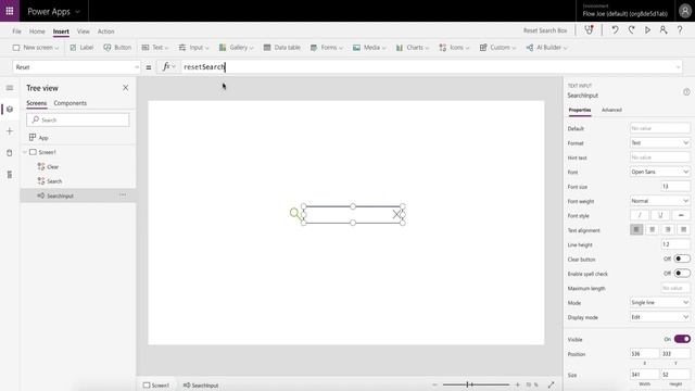 Canvas Power Apps - Resetting A Text Input Field смотреть онлайн