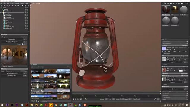 Marmoset Lighting,texturing And Render |marmoset With All Texture | Normal Map | Metalness Map