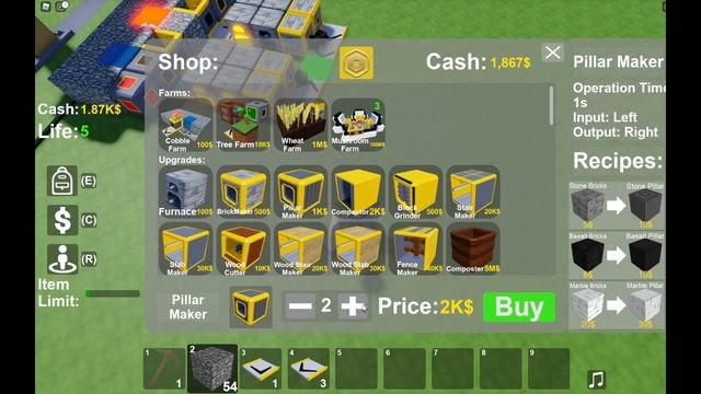 How To Make The BEST Beginner Farm In Block Tycoon ROBLOX! смотреть онлайн