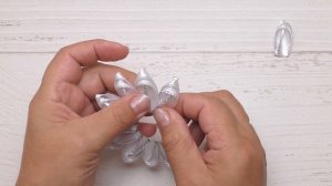 Пышные Банты из узкой ленты в Школу Своими руками