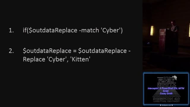 t112 Interceptor A PowerShell SSL MITM Script Casey Smith смотреть онлайн