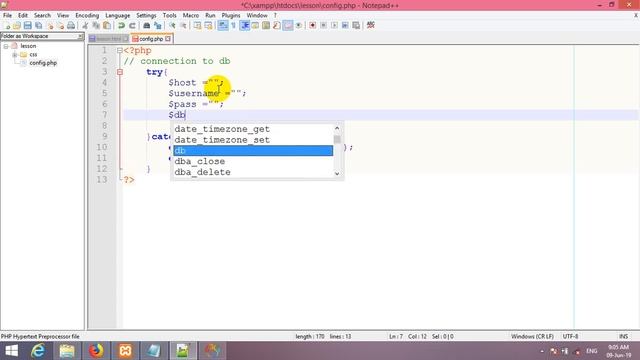 #01 How to connection database PHP смотреть онлайн
