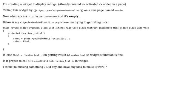 Magento: Display reviews in custom widget смотреть онлайн