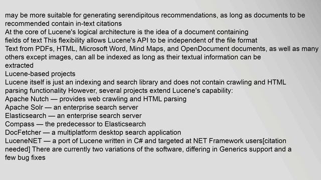 Apache Lucene смотреть онлайн