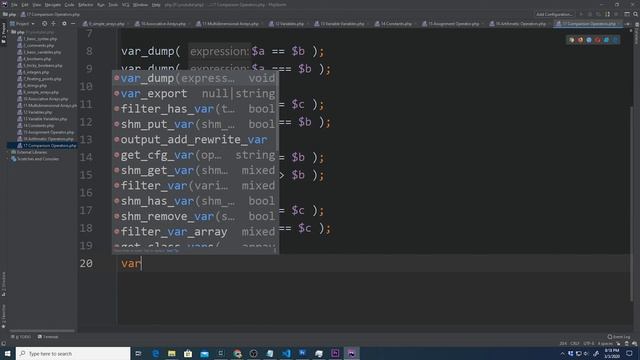 Comparison Operators - PHP - P17 смотреть онлайн