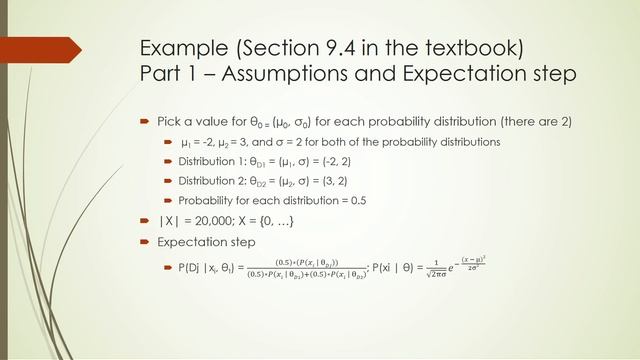 Expectation Maximization Algorithm explanation and example смотреть онлайн
