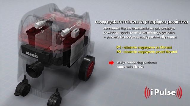 Starmix ISP iPulse Permanent inteligentny odkurzacz przemysłowy смотреть онлайн
