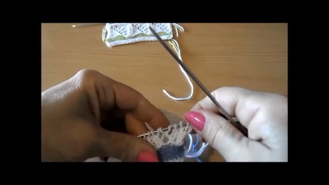 Ажурный волнистый узор смотреть онлайн