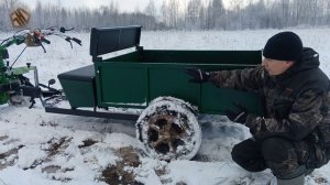 Прицеп к мотоблоку своими руками (2)