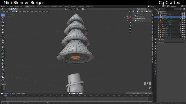 Snowman and snow globe in Blender 2.81 | Tutorial смотреть онлайн