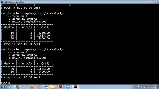 Class 12 | IP | MySQL | Group by clause explained| Zoom session 5june part -2 смотреть онлайн