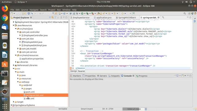 Spring MVC Curd with hibernate and mysql смотреть онлайн