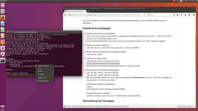 Downloading the Intel RealSense SDK for Linux смотреть онлайн