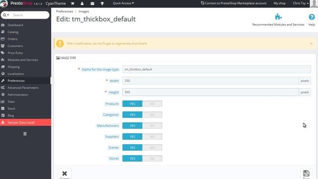 PrestaShop 1.6.x. Ho To Change FancyBox (Thickbox) Image Size смотреть онлайн