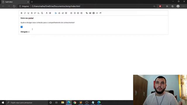 Aula 4 - Manipulação de ferramentas e inserindo imagem pelo URL no Quill Editor смотреть онлайн