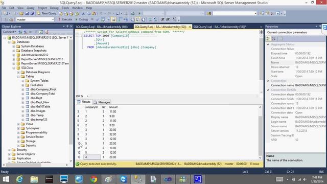 SQL SERVER SSIS Lesson9 Pivot UnPivot-Bhaskar Reddy Baddam смотреть онлайн