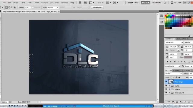 CARA MEMBUAT MOCKUP DESIGN LOGO DARI CORELDRAW KE PHOTOSHOP смотреть онлайн