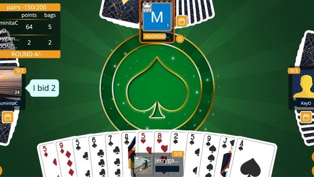 One Of The Greatest Games Of Spades Ever On VIP Spades смотреть онлайн