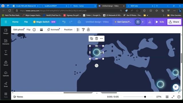How I Made Custom ANIMATED Map For WEB Using CANVA