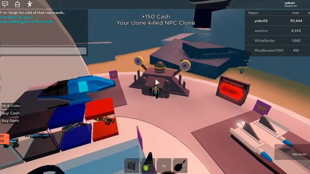Тест самого мощного оружия в Clone tycoon 2 смотреть онлайн