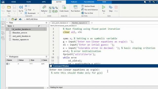Fixed point iteration for finding the root of non linear equation using MATLAB смотреть онлайн