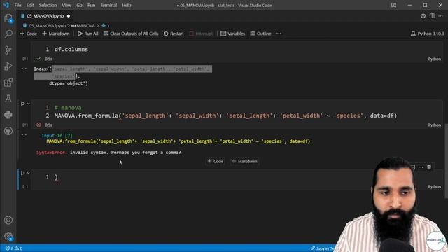 MANOVA in Python | اردو میں سیکھیں смотреть онлайн