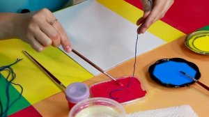 КАК РИСОВАТЬ НИТКАМИ? Мастер-класс по ниткографии