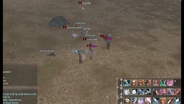 Lineage II PvP movie - Psyko dagger on BFDR смотреть онлайн