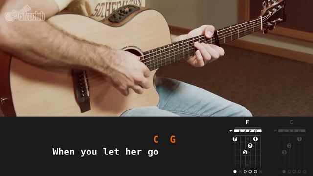 Let Her Go - Passenger (aula violão completa) смотреть онлайн