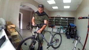 Замена стоковой вилки на велосипеде.