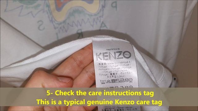 Kenzo T Shirt Real Vs Fake. How To Spot Counterfeit Kenzo Paris Tees