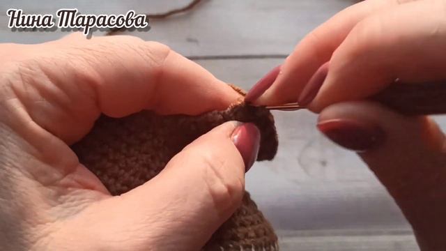 Ботиночки крючком на твердой подошве. смотреть онлайн