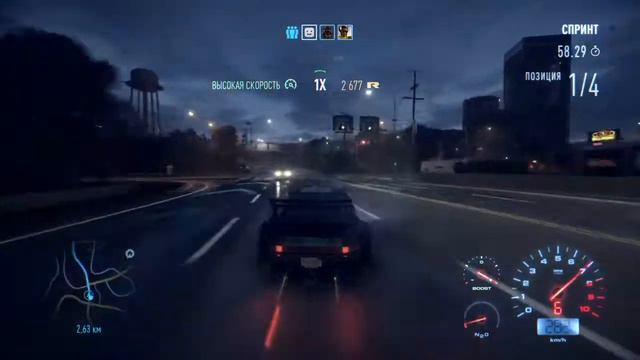 Сквозь перекрестки и туннели на 911 RSR ( Need for Speed 2015 ) смотреть онлайн