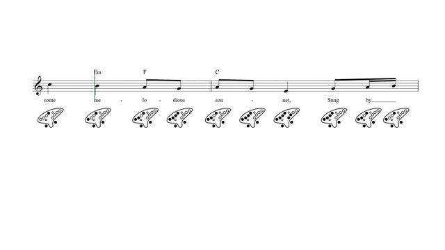 Come Thou Fount of Every Blessing 12 Hole Ocarina Tab смотреть онлайн