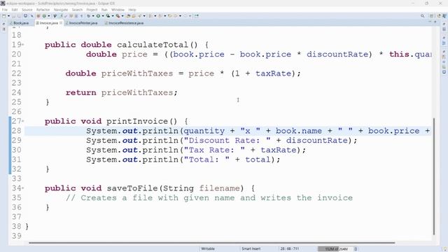 Single Responsibility Principle |Real-World Example | #systemdesign #solid #designpatterns #softwar смотреть онлайн