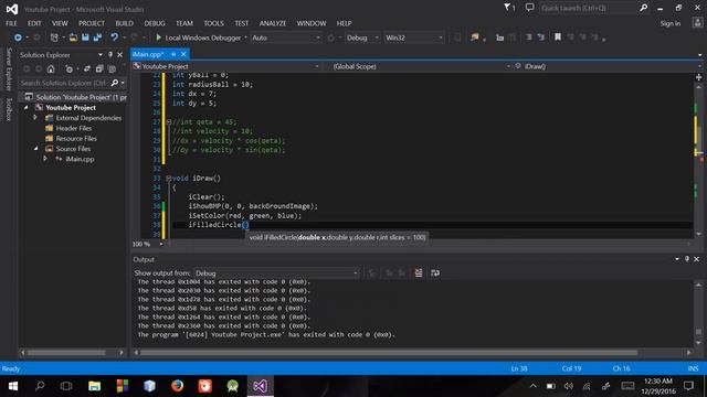iGraphics Tutorial 25 - DX Ball Part 1 (Ball Movement) смотреть онлайн