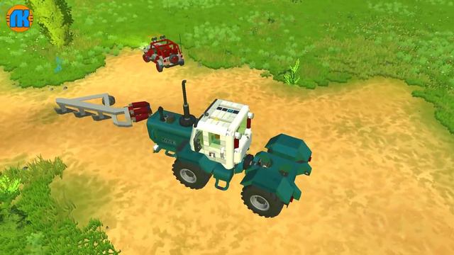 👵 БАБКА ПАШЕТ ПОЛЕ НА ТРАКТОРЕ 🚜 МУЛЬТИК для ДЕТЕЙ про СЕЛЬХОЗ МАШИНЫ 🌳 смотреть онлайн