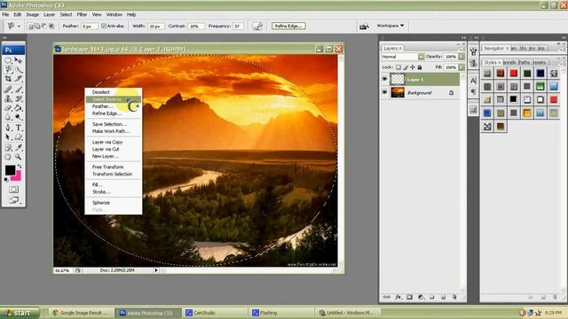 Fisheye Photoshop Cs3 Tutorial смотреть онлайн