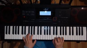 АВВА "Happy New Year" (кавер на синтезаторе)