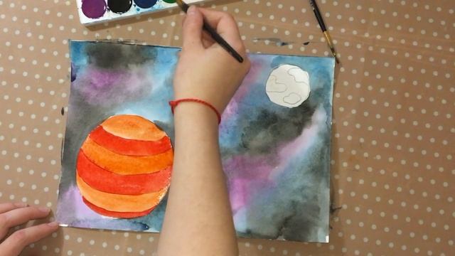 |РИСУЕМ КОСМОС| Как нарисовать космос. Видео уроки для детей . смотреть онлайн