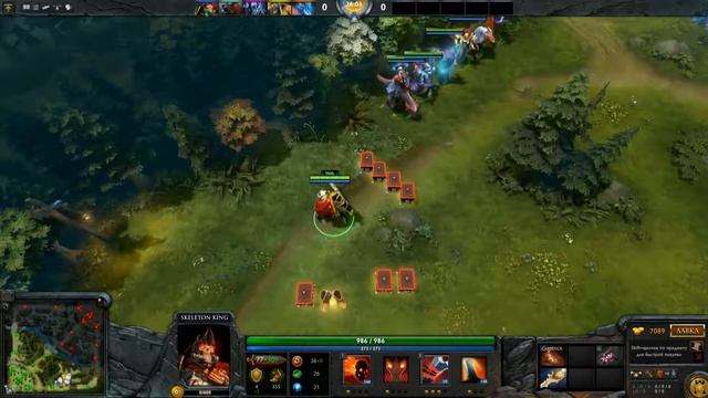 Dota 2 Гайд на Скелетона(Guide to Skeleton King).сarry-Шмэрри,вроде танк ещё. смотреть онлайн