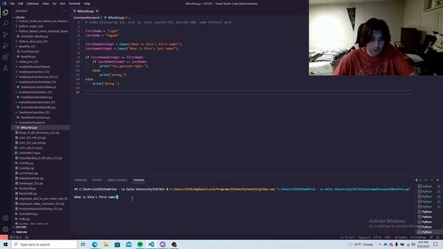 Python Coding | If + Else Statements, Boolean AND, User Terminal Input смотреть онлайн