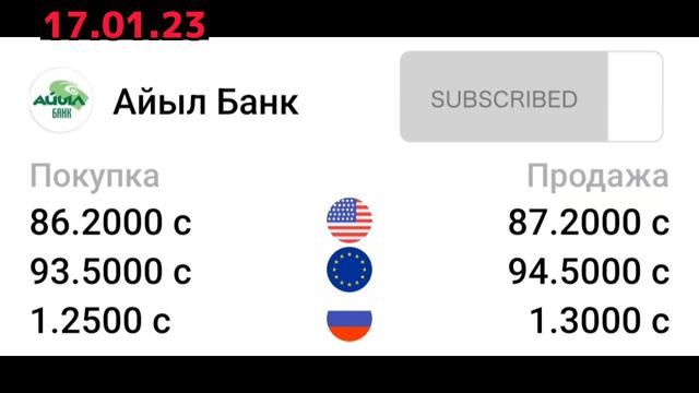 МЫНА САГА! Курс валют, Доллар, Евро, Рубль. 17.01.23 смотреть онлайн